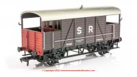 38-916 Bachmann SE&CR 25 Ton Dance Hall Brake Van number 55462 - SR Brown